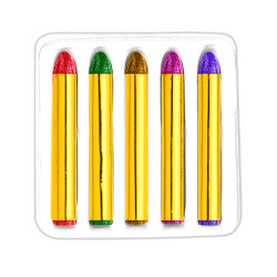 Tužky na obličej glitrové barvy